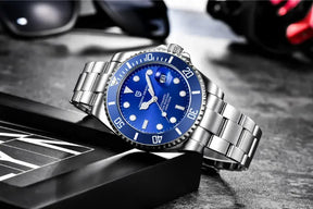 Relógio Automático Azul Sub Date | URBANO'S