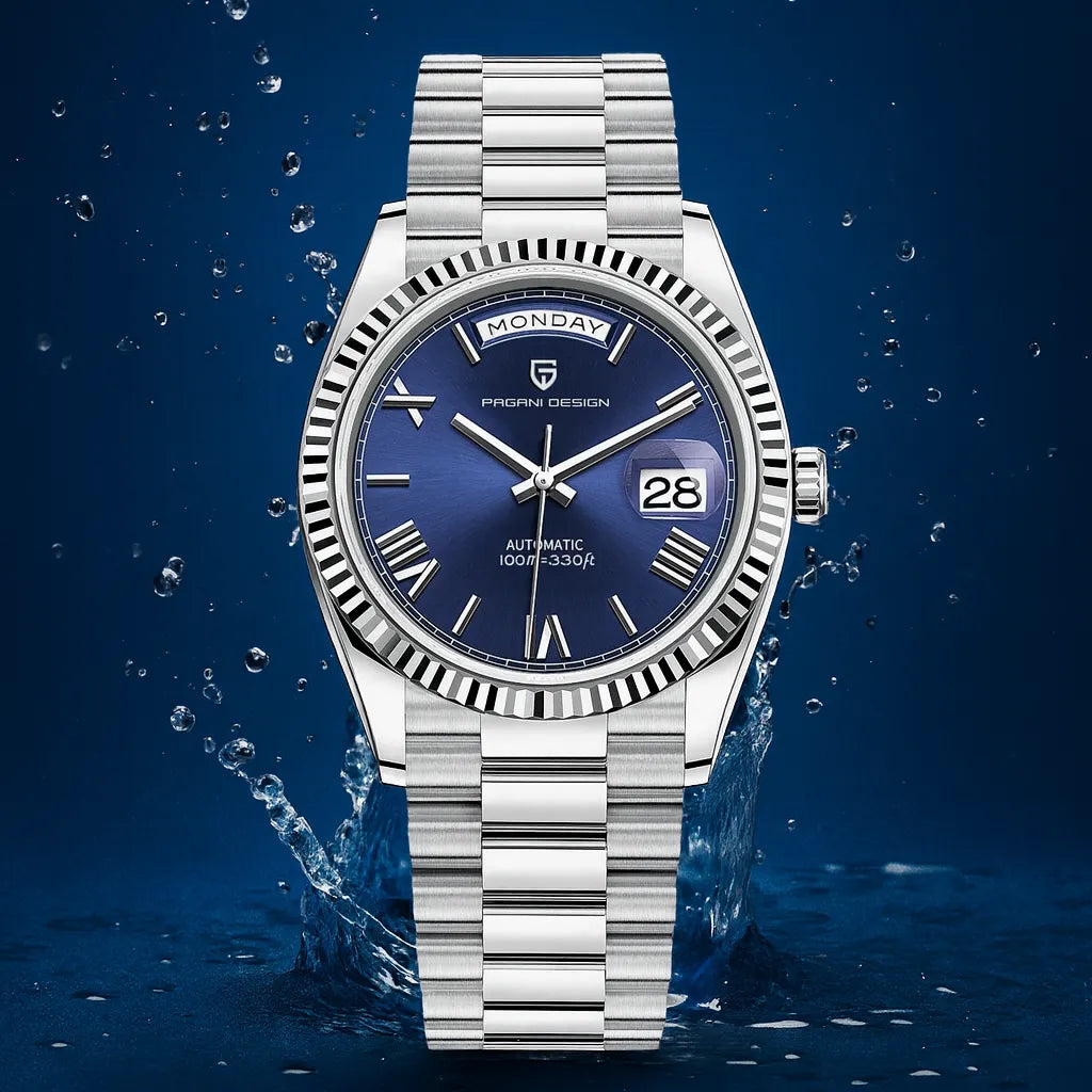 Relógio Automático Azul President Date | URBANO'S