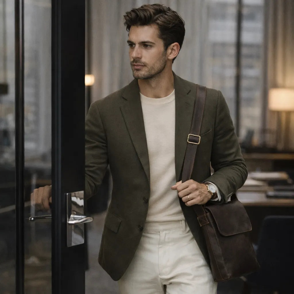Bolsa Shoulder Bag Masculina Santorini | URBANO'S
