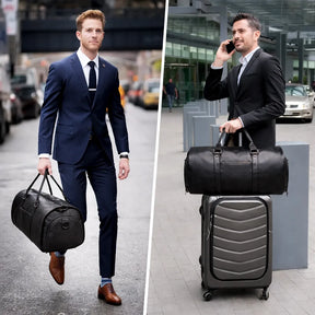 Bolsa de Viagem Cavaliere Preta | URBANO'S